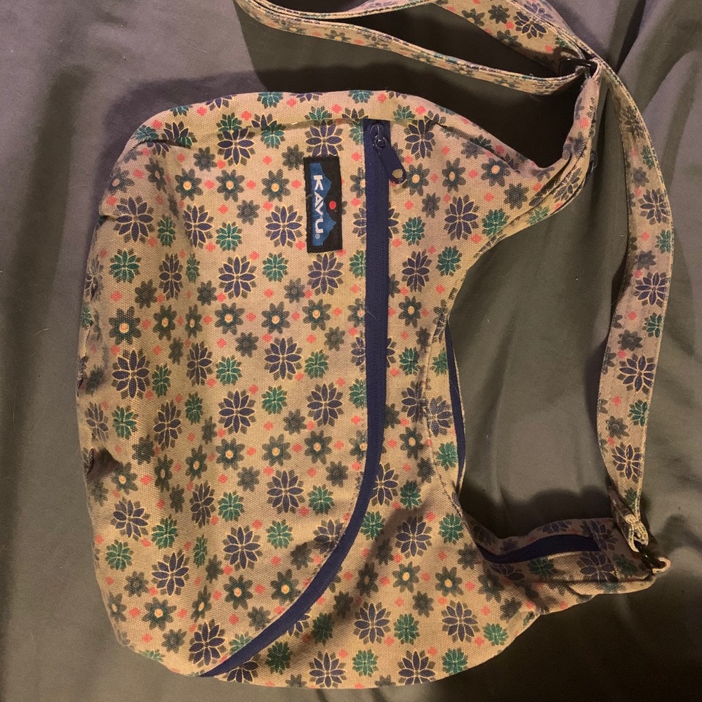 KAVU floral Sydney Satchel Crossbody Bag Purse